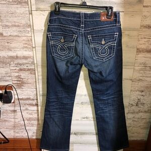 Big Star Liv jeans size 27L bootcut jeans dark wash jeans western durable jeans‌